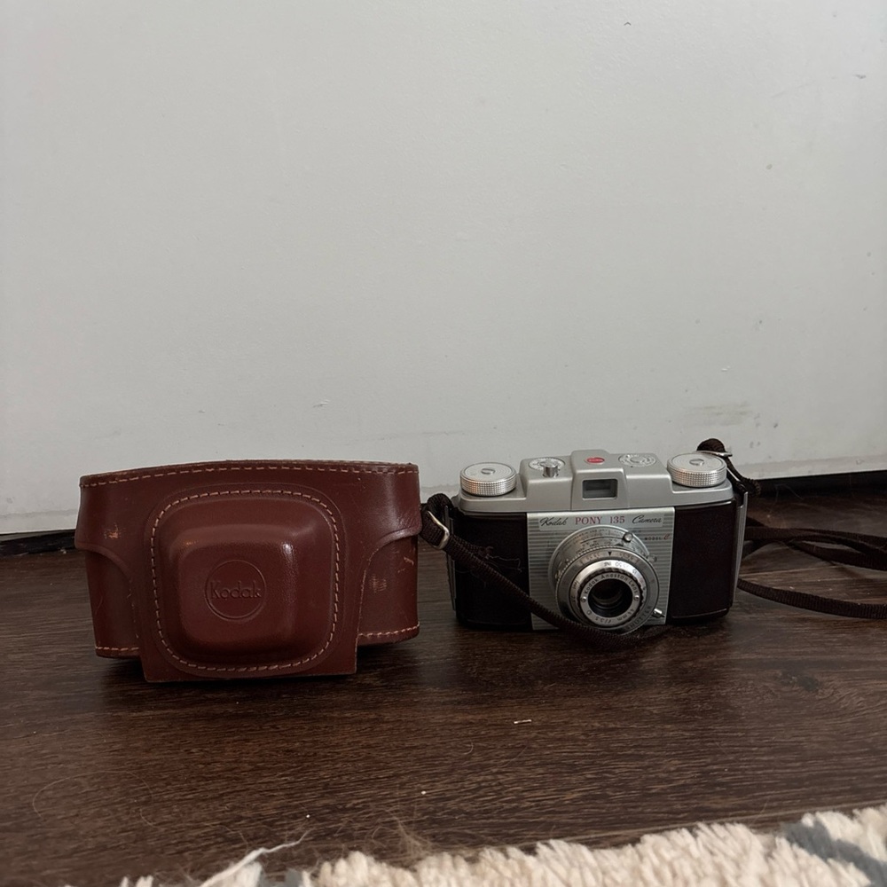 Kodak Brown and Silver Vintage Camera